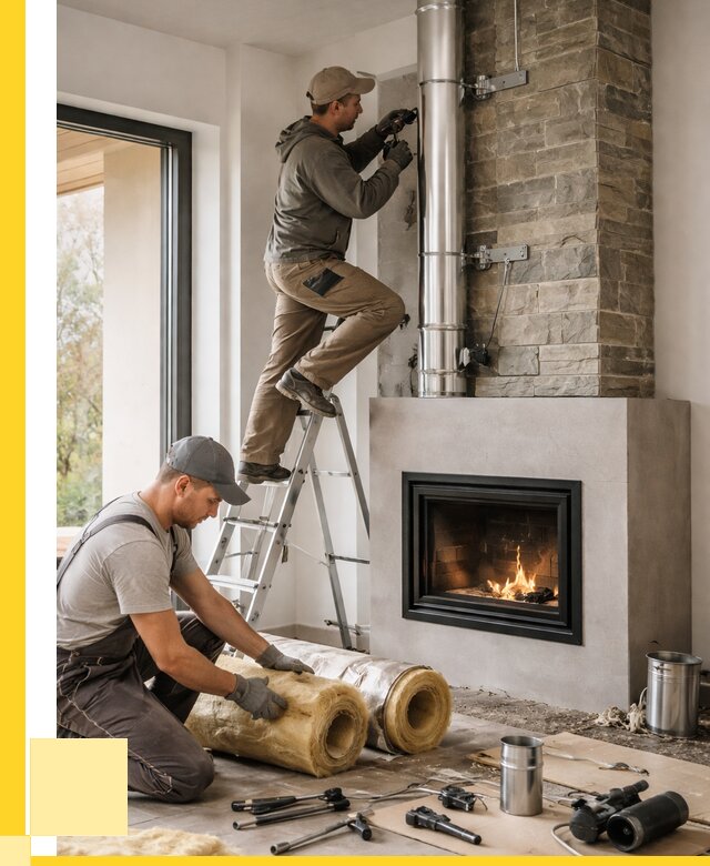 Монтаж дымоходов для каминов в Чистополе от 15359 р. ЭриданЧст