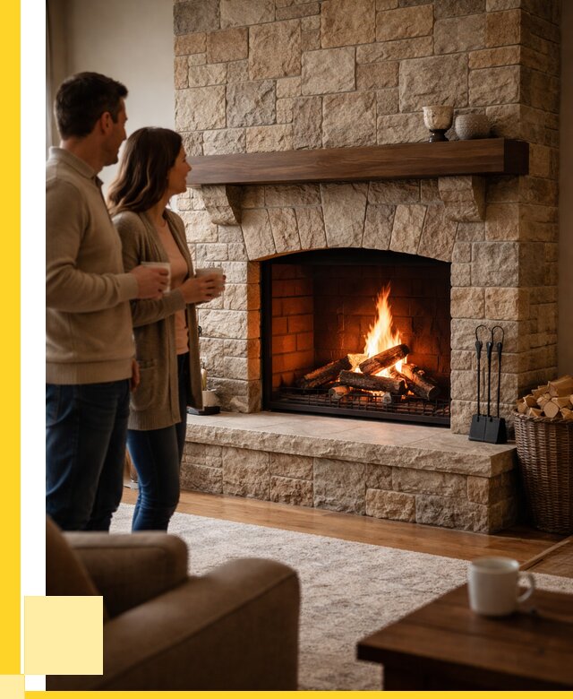 Каменные камины на заказ в Чистополе от 184302 р. | ЭриданЧст