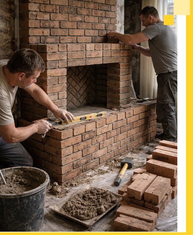 Изготовление и установка кирпичных каминов в Чистополе