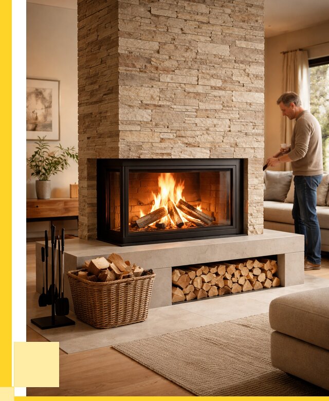 Дровяной камин под ключ в Чистополе от 204780 р. | ЭриданЧст