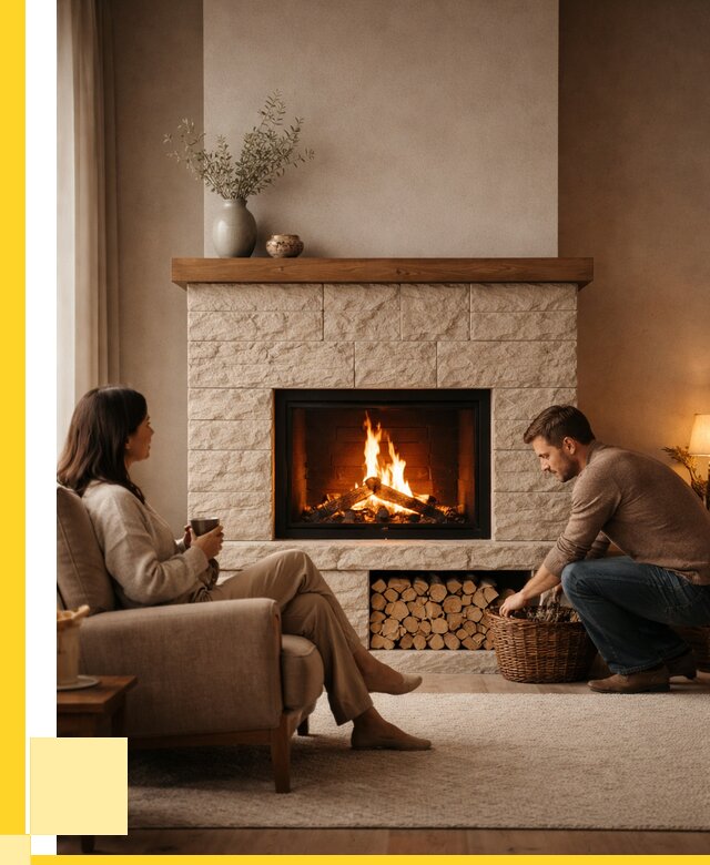 Камины для дома в Чистополе под ключ от 153585 р. | ЭриданЧст