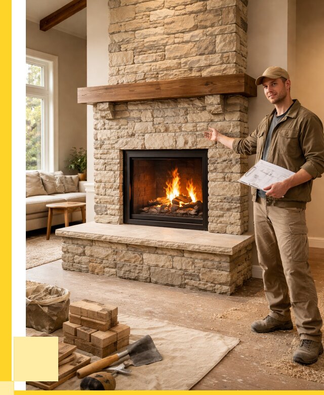 Камины под ключ в Чистополе от 184302 р. | ЭриданЧст — установка