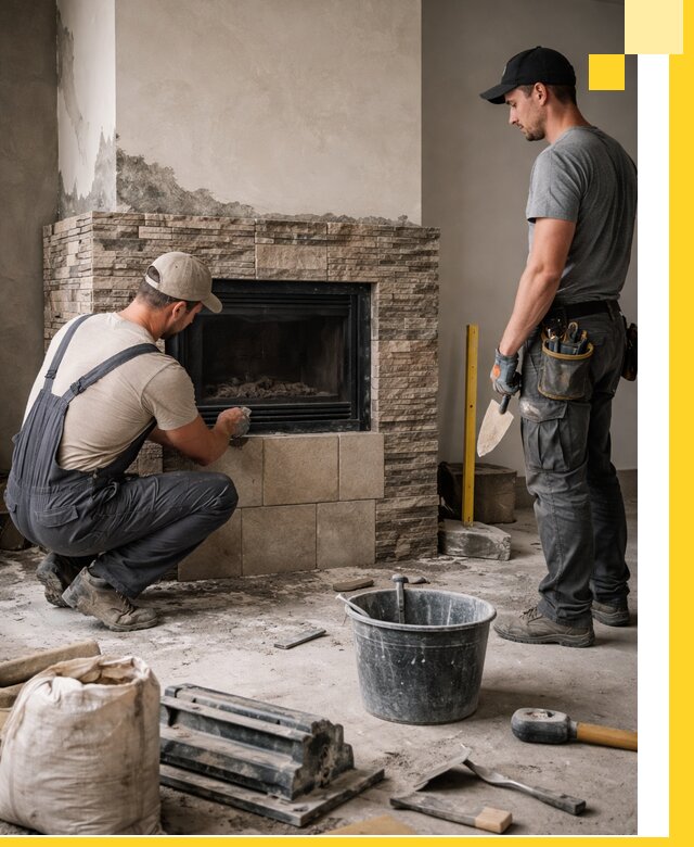 Камины под ключ в Чистополе: проект, изготовление и монтаж