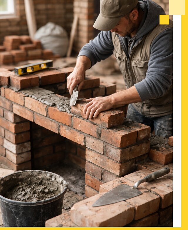 Кладка каминов под ключ в Чистополе профессиональная отделка и монтаж