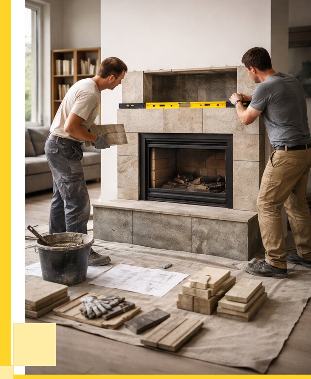 Монтаж каминов и установка в Чистополе от 46076 р. | ЭриданЧст