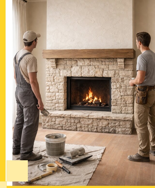 Отделка каминов в Чистополе от 6655 р. под ключ | ЭриданЧст