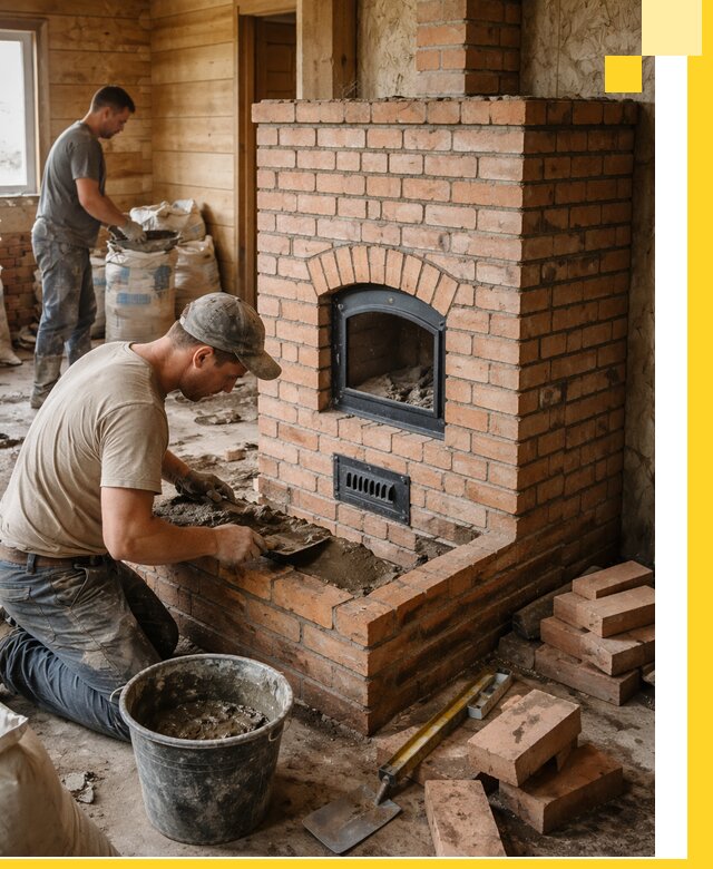 Профессиональное строительство печей в Чистополе под ключ