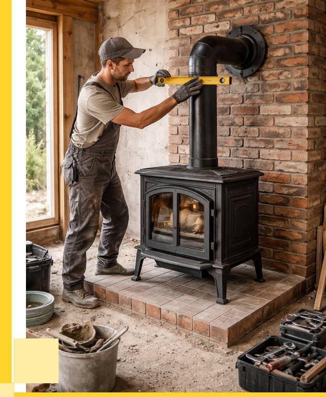 Монтаж печей установка банной печи в Чистополе от 15359 р. | ЭриданЧст