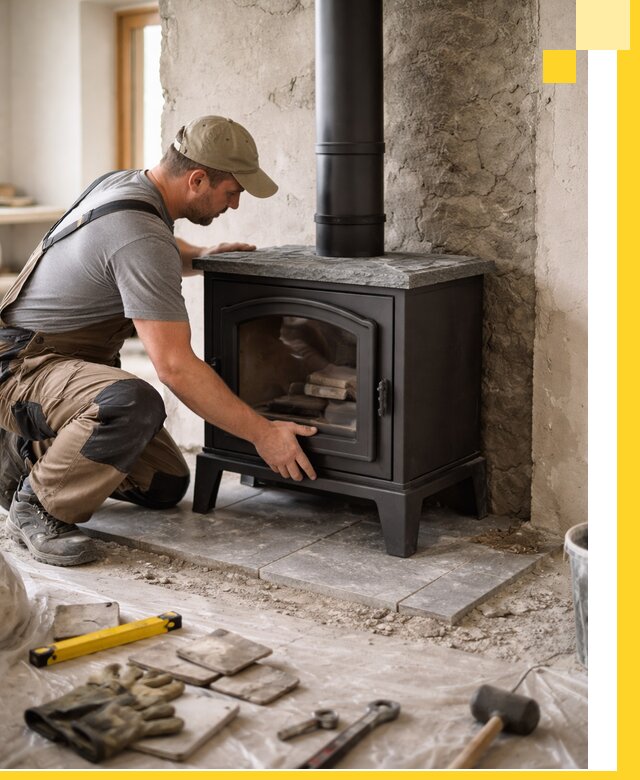 Профессиональный монтаж печей и каминов в Чистополе под ключ