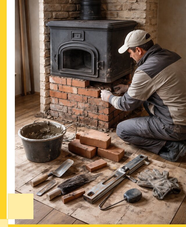 Ремонт печей в Чистополе от 12287 р., услуги печника ЭриданЧст