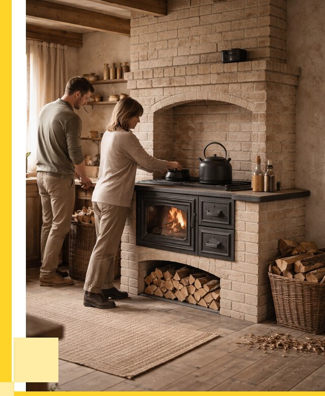 Печи с плитой в Чистополе от 46076 р. | ЭриданЧст — кирпичная печь