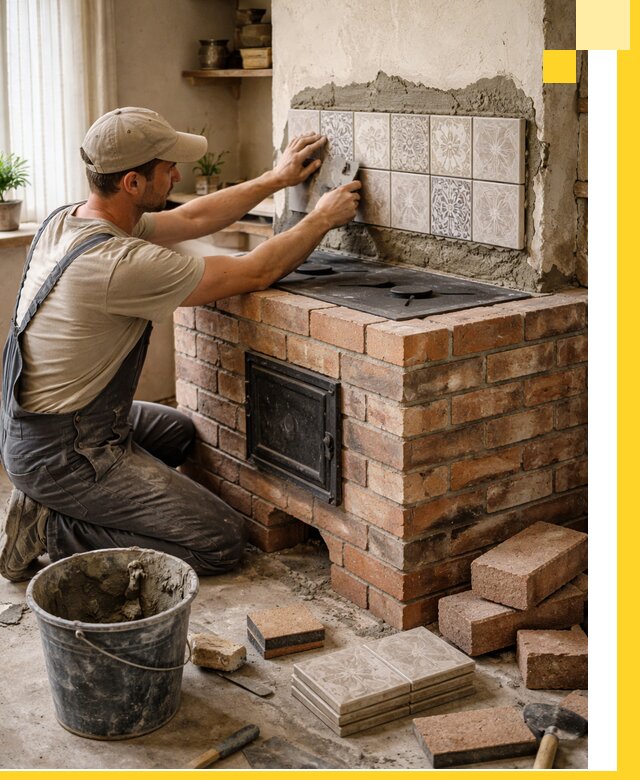 Печи с плитой на заказ монтаж гарантия и сервис в Чистополе