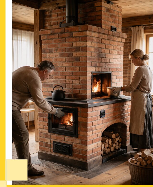 Печи для загородного дома под ключ в Чистополе от 81912 р. | ЭриданЧст