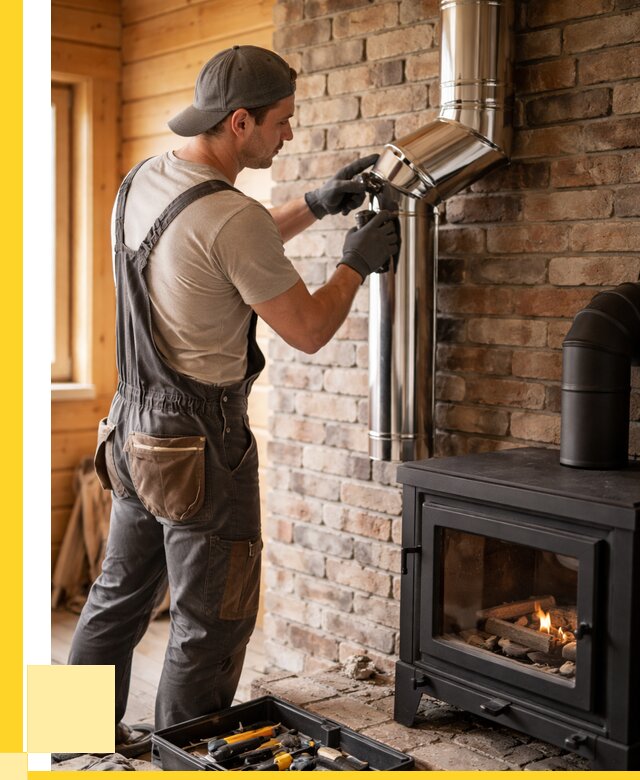 Монтаж дымоходов для печей в Чистополе от 7679 р. | ЭриданЧст