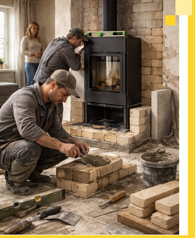 Печи и камины под ключ: проект, установка в Чистополе