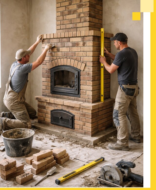 Продажа и установка печей и каминов для дома под ключ в Чистополе