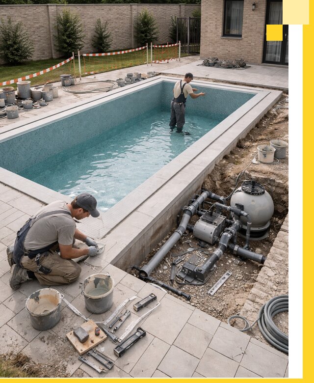 Строительство бассейнов под ключ в Чистополе: проекты и монтаж