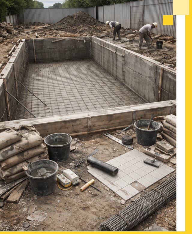 Строительство бассейнов под ключ в Чистополе, дизайн и монтаж