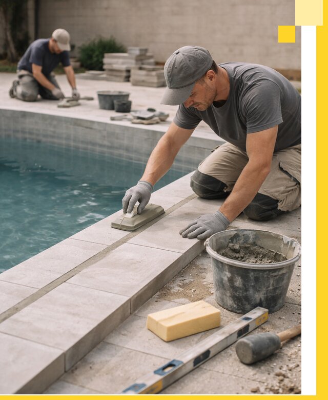 Отделка бассейнов в Чистополе: декоративная отделка и гидроизоляция