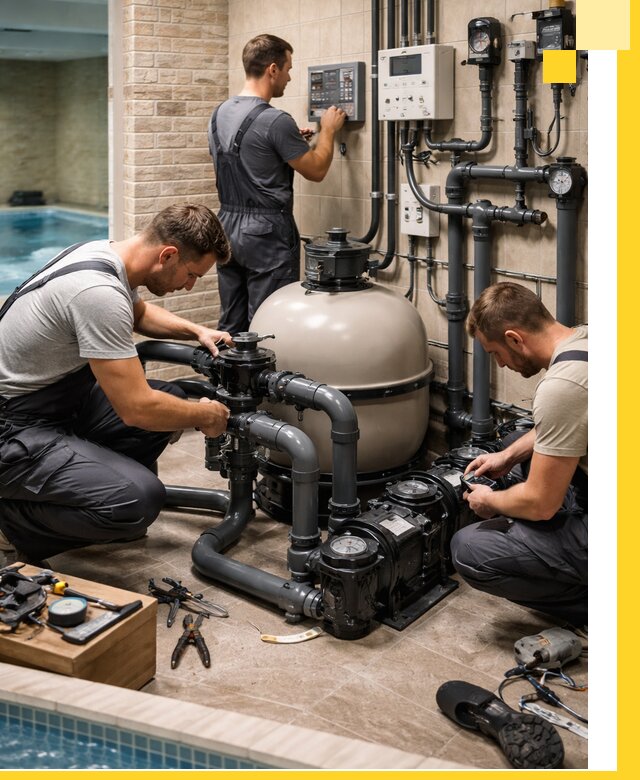 Комплексное оборудование для бассейнов под ключ в Чистополе