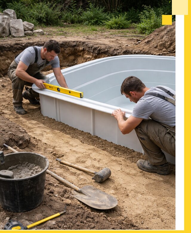 Производство и установка пластиковых бассейнов в Чистополе под ключ