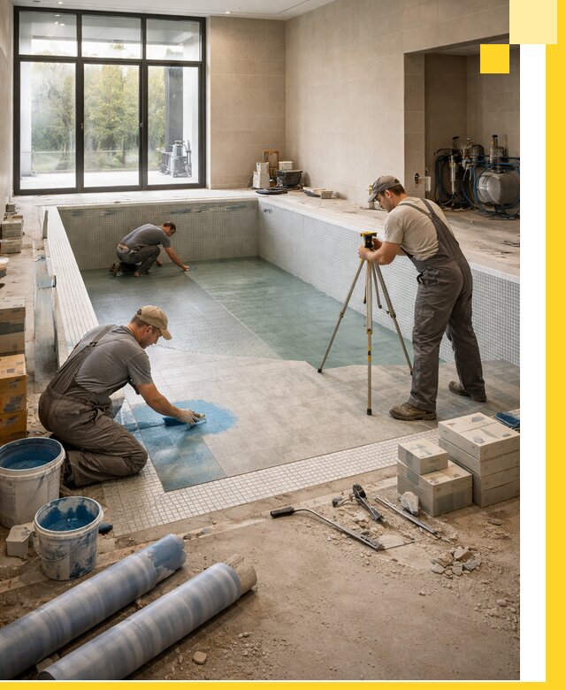 Проект и строительство закрытых бассейнов в Чистополе под ключ