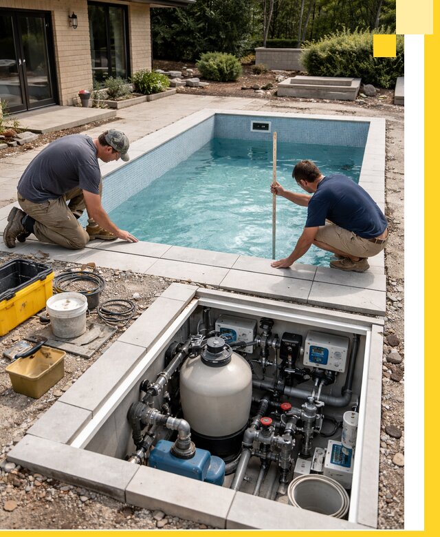 Строительство качественных домашних бассейнов под ключ в Чистополе