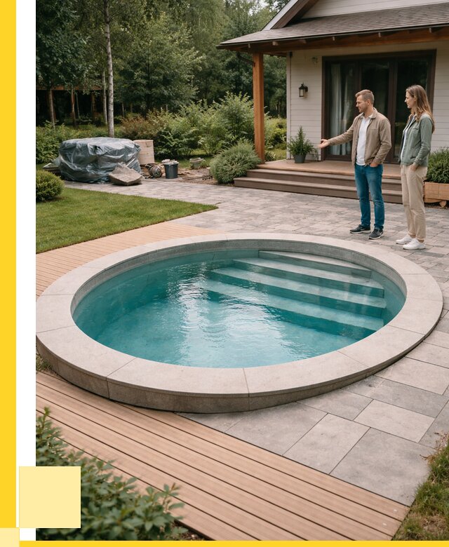 Бассейн на даче под ключ в Чистополе от 204780 р., ЭриданЧст