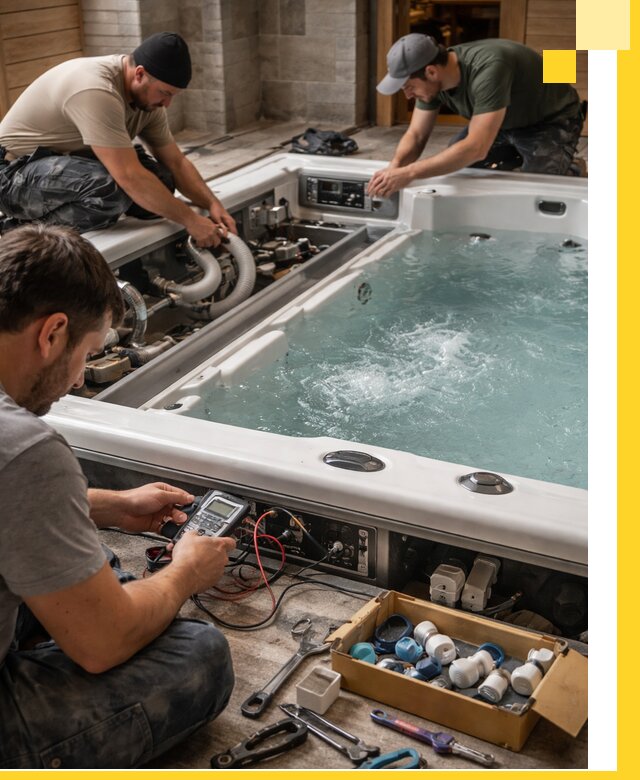 Гидромассажные бассейны под ключ в Чистополе, дизайн и монтаж