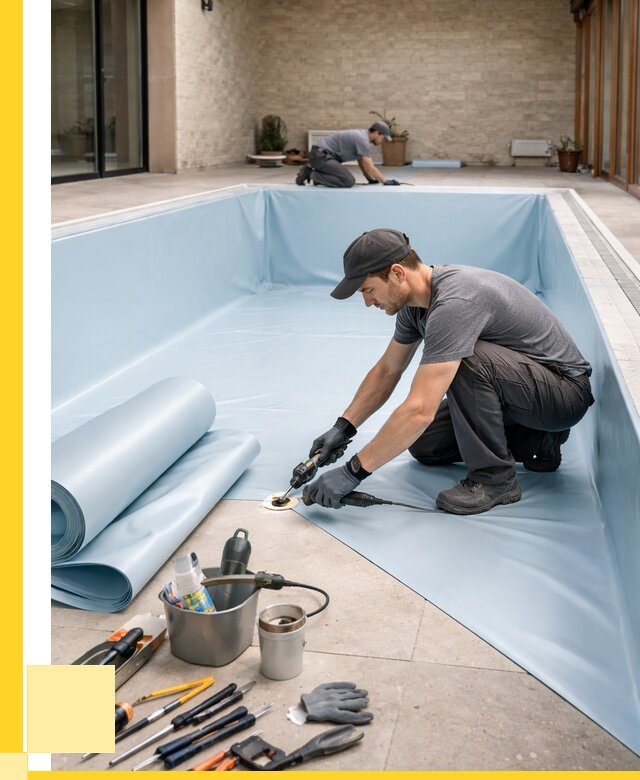 Пленка ПВХ для бассейнов в Чистополе от 2560 р. | ЭриданЧст