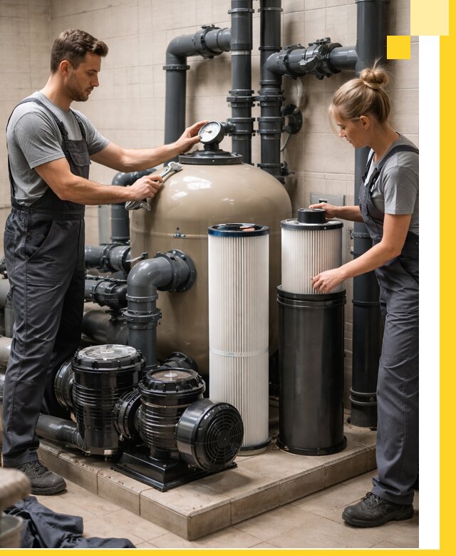 Фильтры и системы фильтрации для бассейнов в Чистополе