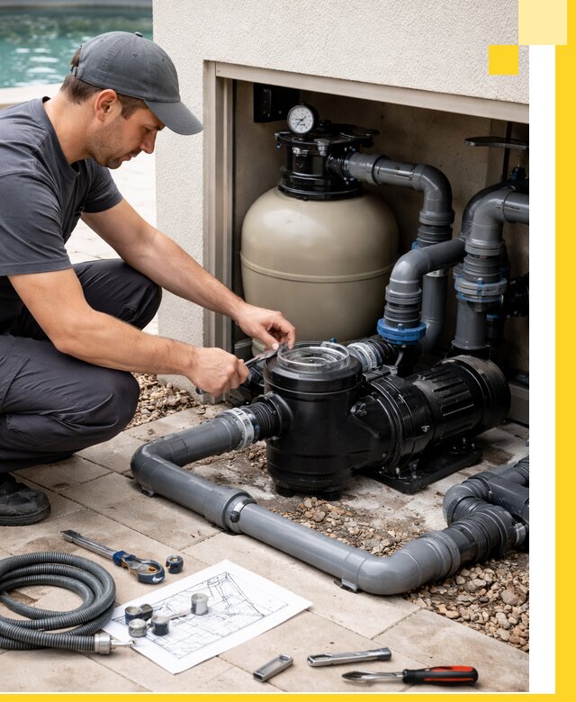 Поставка, монтаж и сервис насосов для бассейнов в Чистополе