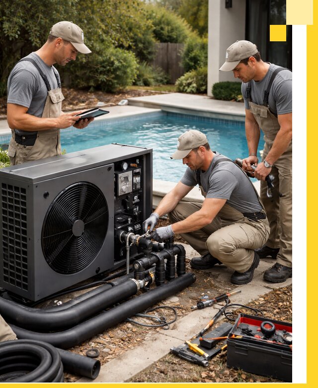 Проектирование и установка тепловых насосов для бассейнов в Чистополе