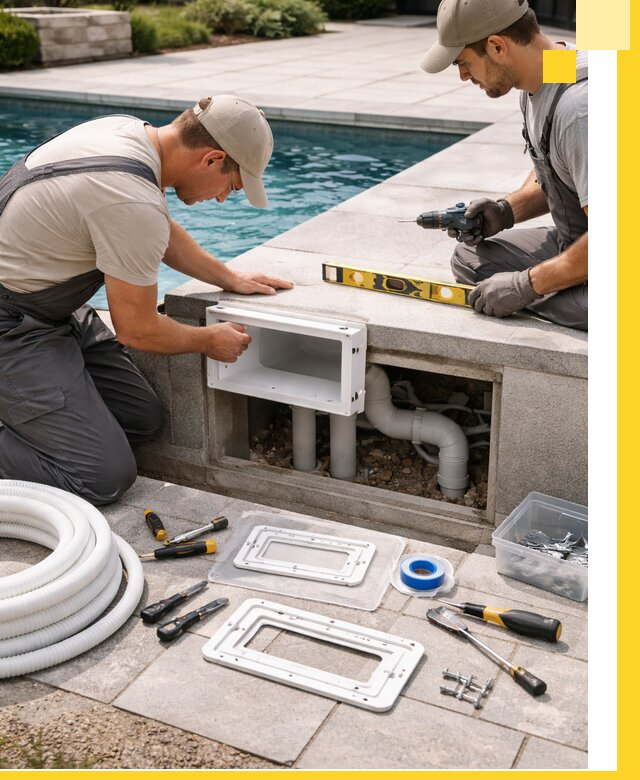 Поставка и установка скиммеров для бассейнов в Чистополе