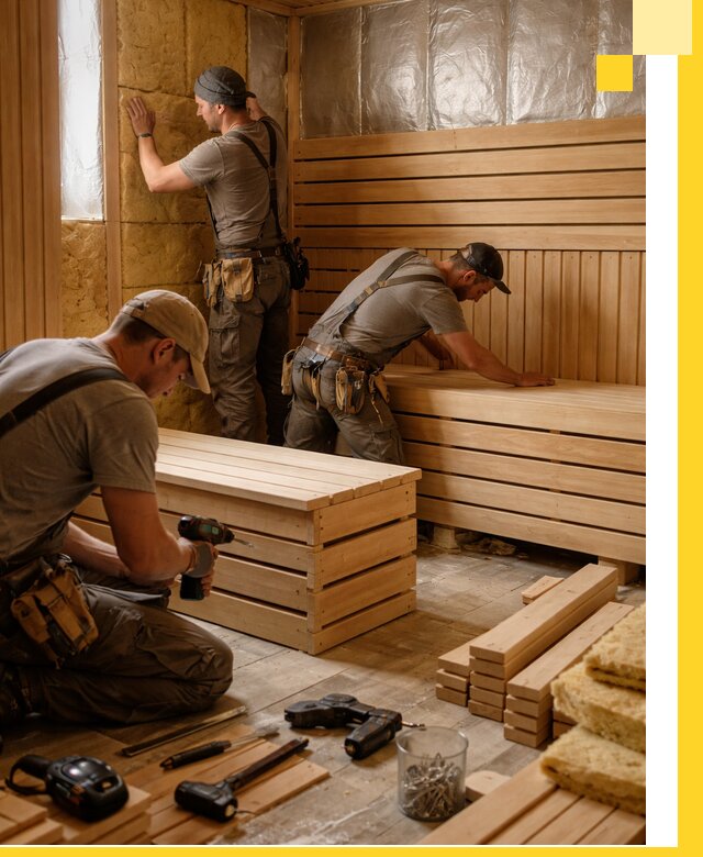 Профессиональное строительство саун под ключ в Чистополе