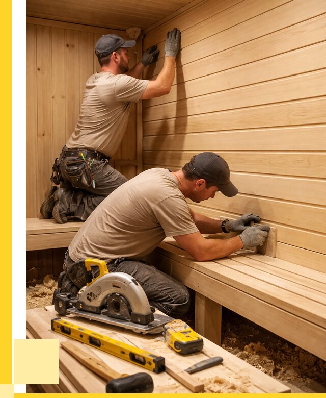 Обшивка саун вагонкой в Чистополе от 2560 р. | ЭриданЧст