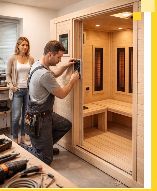 Инфракрасные сауны под ключ в Чистополе продажа и установка