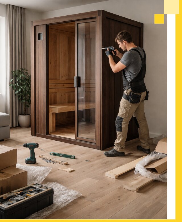 Установка и производство мини саун под ключ в Чистополе