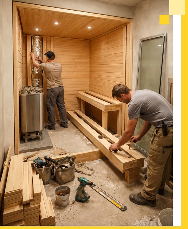 Проектирование и установка домашних саун под ключ в Чистополе