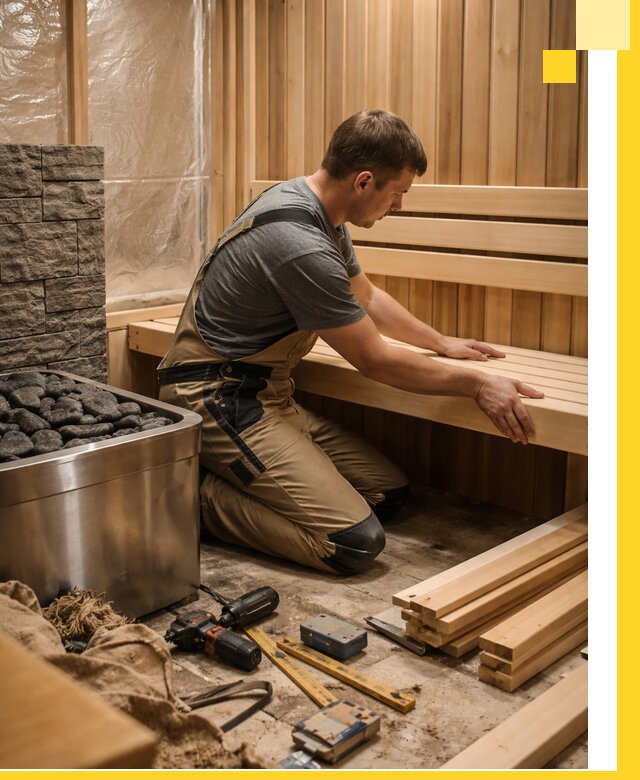 Сауны для дома под ключ с проектированием и монтажом в Чистополе