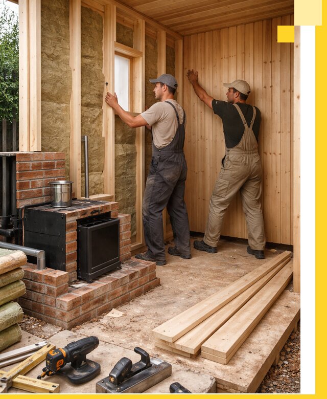 Строительство и установка дачных саун под ключ в Чистополе