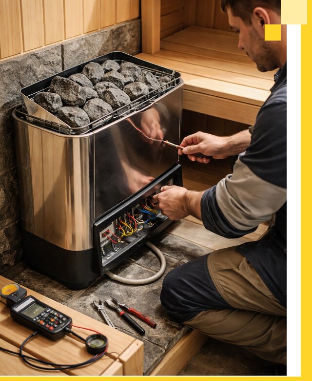 Продажа и установка электрокаменок для саун в Чистополе