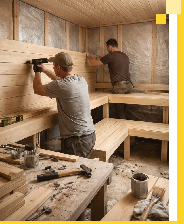 Профессиональная отделка бань и саун под ключ в Чистополе