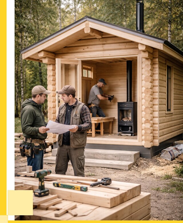 Монтаж бань под ключ в Чистополе — от 204780 р. | ЭриданЧст