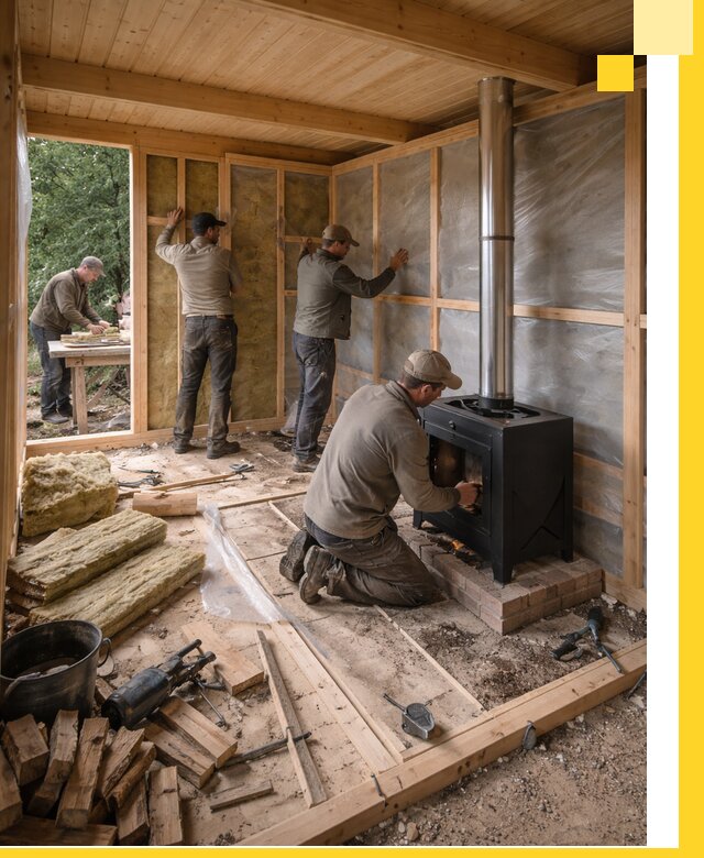 Профессиональный монтаж бань под ключ в Чистополе для дома