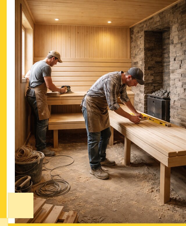 Отделка бани в Чистополе: внутренняя отделка от 3072 р. | ЭриданЧст