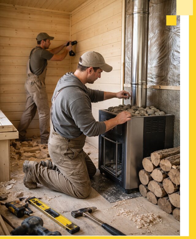 Строительство деревянных бань под ключ в Чистополе проекты и монтаж