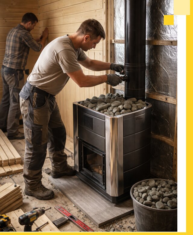 Проектирование и строительство парилок для бани в Чистополе под ключ