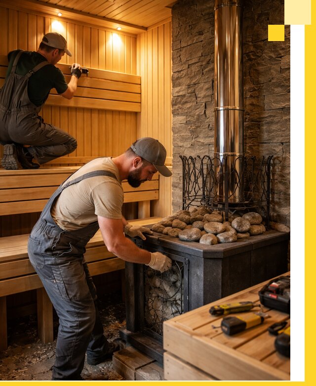 Комплексный дизайн бань, саун и зон отдыха в Чистополе