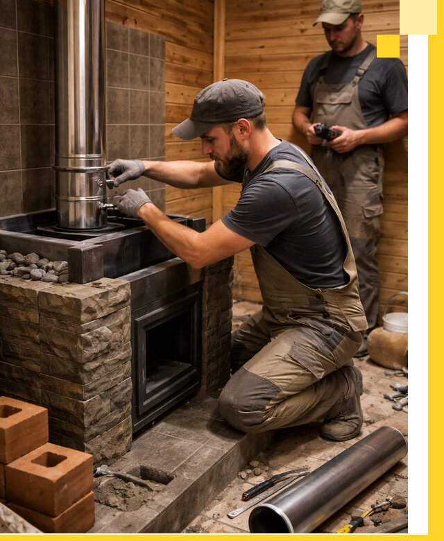 Изготовление и установка банных печей под ключ в Чистополе